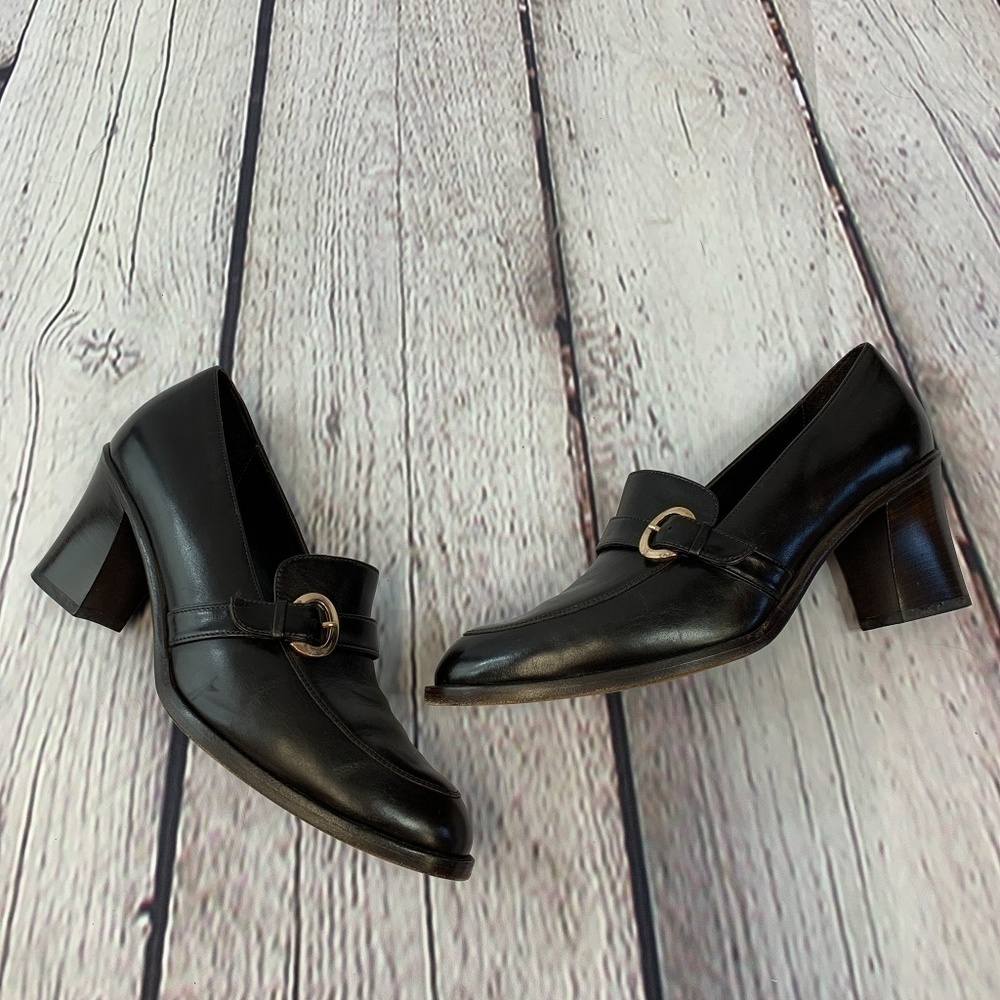 🎉Cole Haan Brown Loafers w/ Chunky Heel - Picture 2 of 8